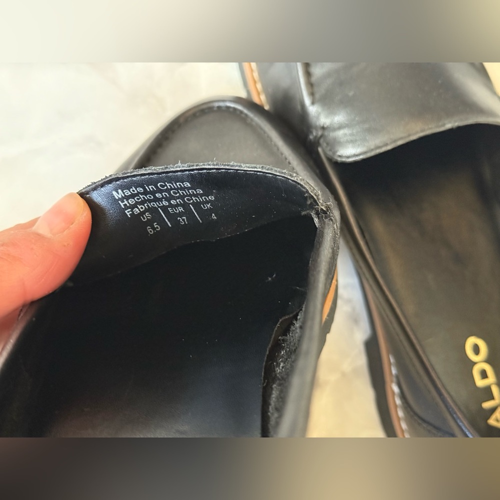 ALDO Women’s Black Loafers, 6.5 - Picture 6 of 6